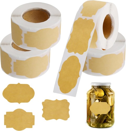 1000pcs kraft etiketten - 1000pcs,