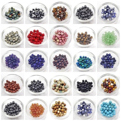 1000pcs 8mm mixed natural - 1000pcs,