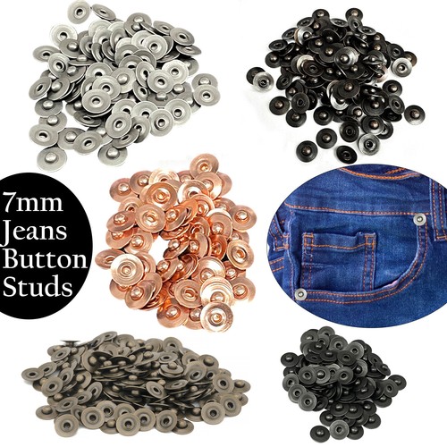 Jeans nieten knöpfe 7mm - jeans, mit