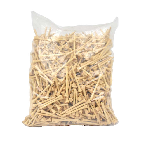 Bambus golf tees natur - golf,