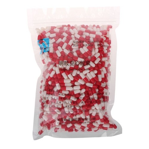 1000pcs empty hard - 1000pcs, gelatin