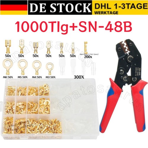 1000 pcs kabelstecker - 1000,
