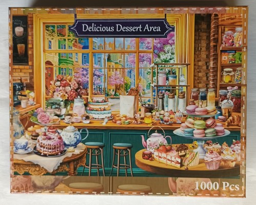 Puzzle delicious dessert area - puzzle,