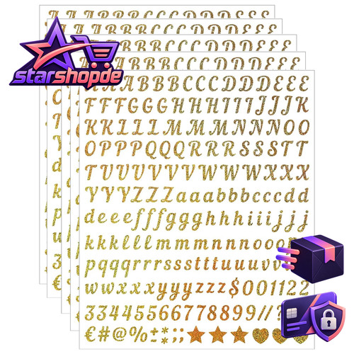 Craft aufkleber glitter script - aufkleber,