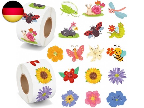 Blumenaufkleber 1000pcs - blumenaufkleber,,