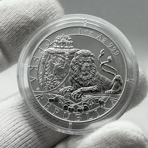 Czech lion 2018 reverse proof - czech,