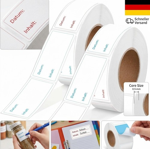 1000 pcs gefrieretiketten zum - pcs,
