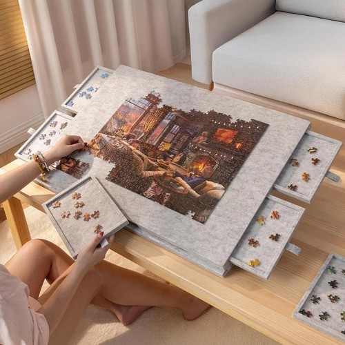 1000 teile filz puzzle brett - 1000,