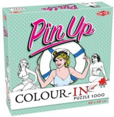 Tactic pin color puzzle - pin-up,