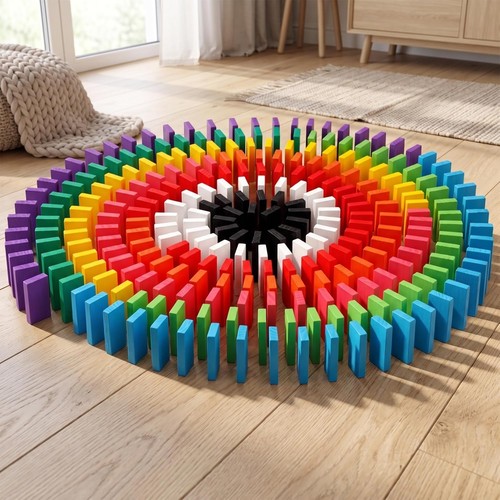 1000pcs dominosteine bunte - 1000pcs,