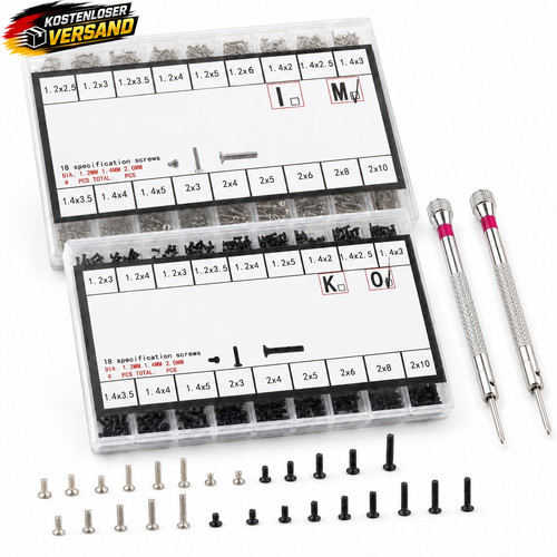 Mini schraubenset 1000 - schraubenset,